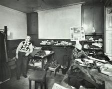 29 Wardour Street, Westminster LB, London: first floor front room, tailor, 1977. Creator: Unknown