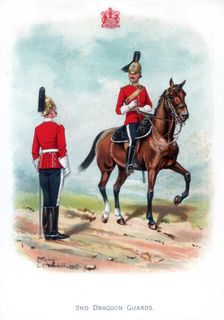 2nd Dragoon Guards 1915.Artist: LE Buckell