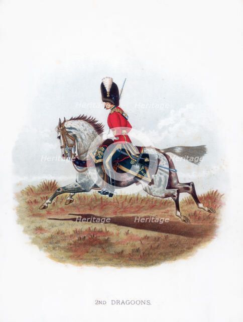 '2nd Dragoons', 1888. Artist: Unknown