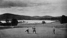 2nd green on Leatherstocking Golf Course at Coopertown, New York, 1925