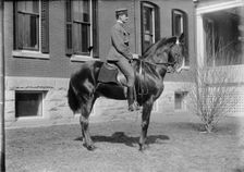 2nd Lt. Joe R. Brabson, 3rd Field Artillery, U.S.A. at Fort Myer, 1911. Creator: Harris & Ewing