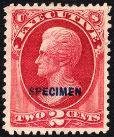 2c Andrew Jackson Executive special printing single, 1875. Creator: Unknown