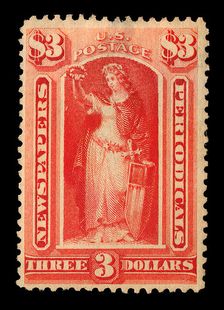 $3 Victory Newspapers and Periodicals single, 1879. Creator: Unknown