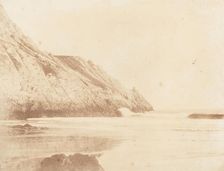 3 Cliffs Bay with a Wave, 1853-56. Creator: John Dillwyn Llewelyn