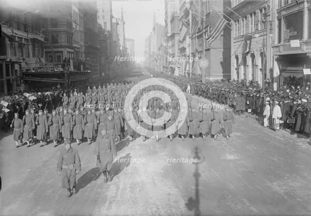 308th, 4 Feb 1918. Creator: Bain News Service.