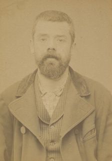 309. Ochart. Alphonse. 37 ans, né le 24/1/56 à Asbruch (Nord). Fabricant de chaussures. An..., 1894. Creator: Alphonse Bertillon