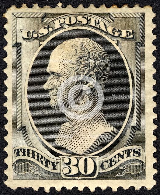30c Alexander Hamilton single, October 14, 1874. Creator: Unknown.