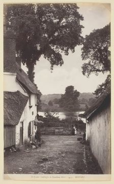 31. Exeter, Cottages at Countess Weir, 1860/94. Creator: Francis Bedford