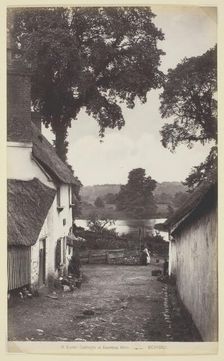 31. Exeter, Cottages at Countess Weir, 1860/94. Creator: Francis Bedford