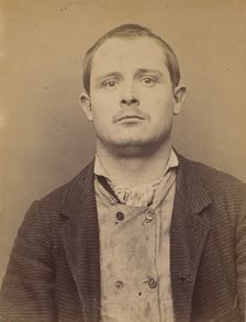 310. Olivier. Philippe, Octave. 25 ans, né le 29/6/68 à Paris XVIIle. Plombier. Anarchiste..., 1894. Creator: Alphonse Bertillon