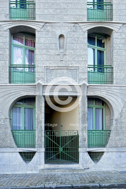 32-40 Rue Marconi, Brussels, Belgium, (1901), c2014-c2017. Artist: Alan John Ainsworth.