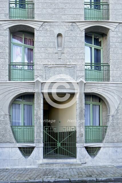 32-40 Rue Marconi, Brussels, Belgium, (1901), c2014-c2017. Artist: Alan John Ainsworth.