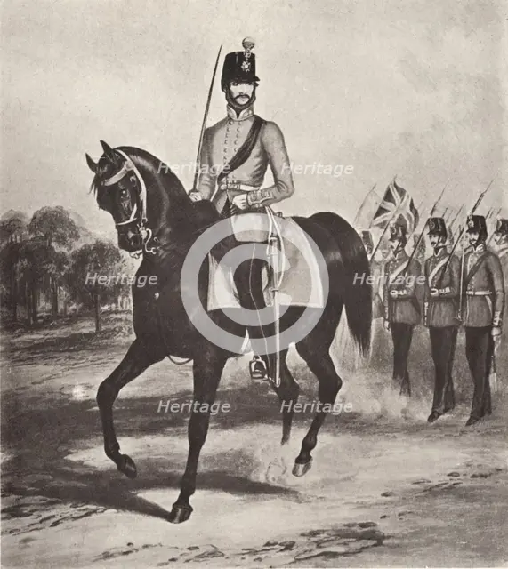 '33rd (1st Yorkshire West Riding) (Review Order)', 1855 (1909). Creator: John Harris the Younger.
