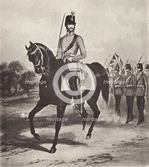 '33rd (1st Yorkshire West Riding) (Review Order)', 1855 (1909). Creator: John Harris the Younger.