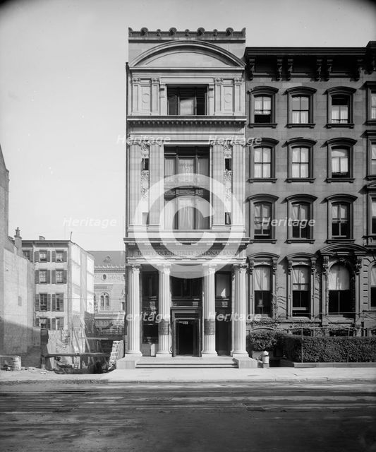 34th St. [Thirty-fourth Street] National Bank, New York City, between 1900 and 1910. Creator: Unknown.