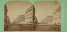 34th Street looking west from 5th Ave, c1850-1930. Creator: Unknown