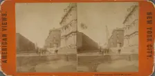 34th Street looking west from 5th Ave, c1850-1930. Creator: Unknown
