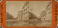 34th Street looking west from 5th Ave, c1850-1930. Creator: Unknown