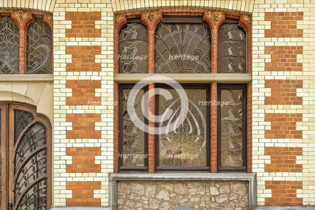 35 Rue le Correge, Brussels, Belgium, (1898), c2014-2017. Artist: Alan John Ainsworth.