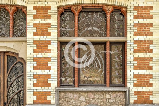 35 Rue le Correge, Brussels, Belgium, (1898), c2014-2017. Artist: Alan John Ainsworth.