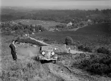 3622 cc Ford V8 tourer taking part in the NWLMC Lawrence Cup Trial, 1937. Artist: Bill Brunell