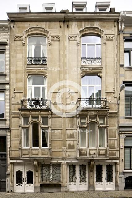 39 & 41 Rue De Magistrat, Ixelles, Brussels, Belgium, (1904), c2014-2017. Artist: Alan John Ainsworth.