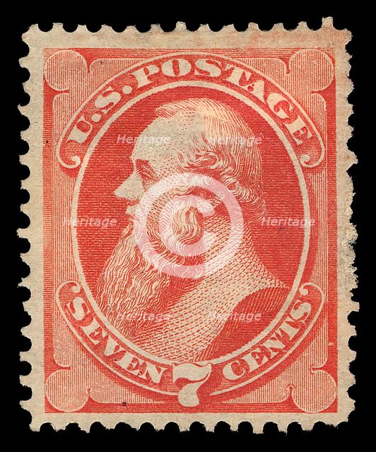 7c Edwin M. Stanton single, September 10, 1873. Creator: Unknown.