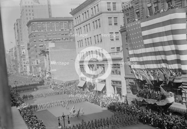 7th Regt. Departs, 11 Sept 1917. Creator: Bain News Service.