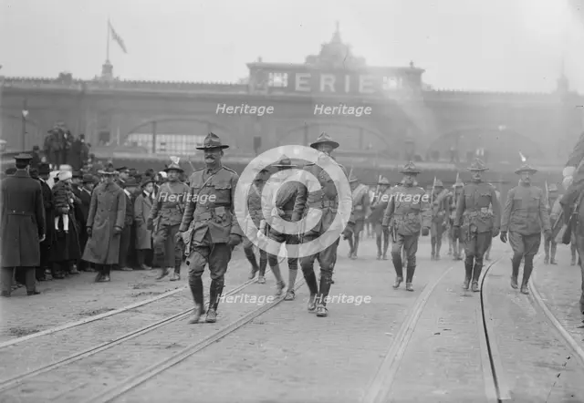 7th Regt. Return, between c1915 and c1920. Creator: Bain News Service.