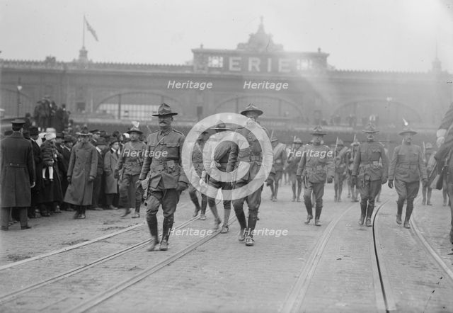 7th Regt. Return, between c1915 and c1920. Creator: Bain News Service.
