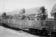 7th Reg't train, between c1915 and c1920. Creator: Bain News Service