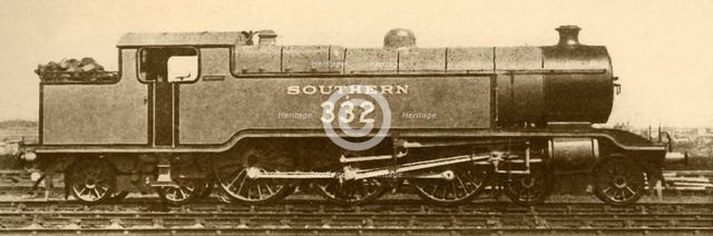 '4-6-4 "Baltic" Tank Engine, Southern Railway', 1930. Creator: Unknown.