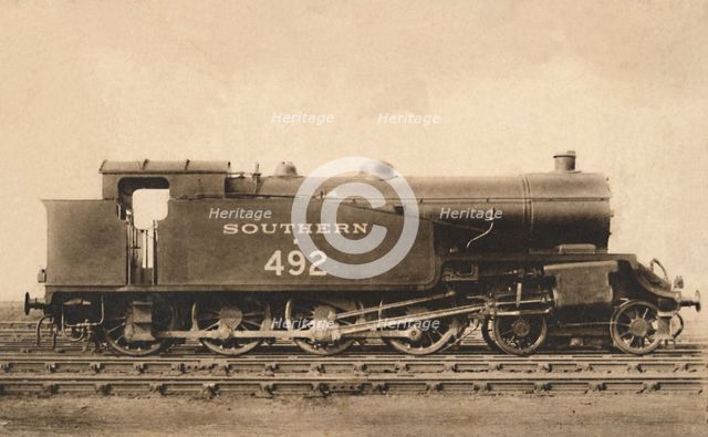 '4.8.2. Tank Engine No. E. 492', early 20th century.  Creator: Unknown.