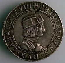 4-Testoon. Duchy Savoy, Italy (Obverse: Philibert II, Duke of Savoy), 1497-1504