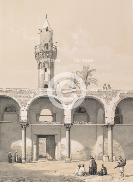 4. Mosquée d’Amrou, au Kaire, 1843. Creator: Joseph Philibert Girault De Prangey.