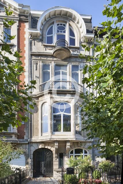 40 Avenue Eugene Demolder, (1910), c2014-2017. Artist: Alan John Ainsworth.