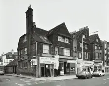 412-416 Streatham High Road, Lambeth, London: by Barrow Road, 1981. Creator: Unknown