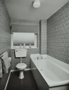 45 Enfield Chase, Houghton Regis, Dunstable, Bedfordshire: bathroom, 1971. Creator: Unknown