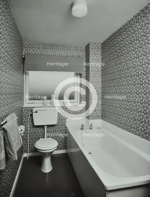 45 Enfield Chase, Houghton Regis, Dunstable, Bedfordshire: bathroom, 1971. Creator: Unknown.