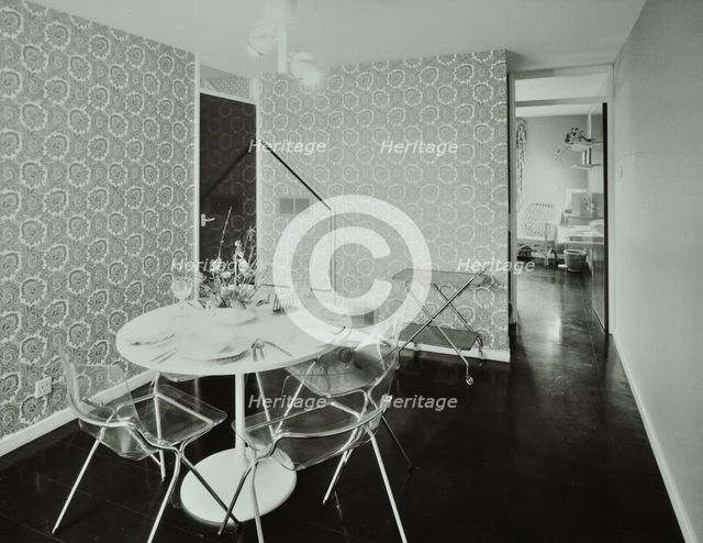 45 Enfield Chase, Houghton Regis, Dunstable, Bedfordshire: dining room, 1971. Creator: Unknown.