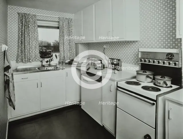 45 Enfield Chase, Houghton Regis, Dunstable, Bedfordshire: kitchen, 1971. Creator: Unknown.
