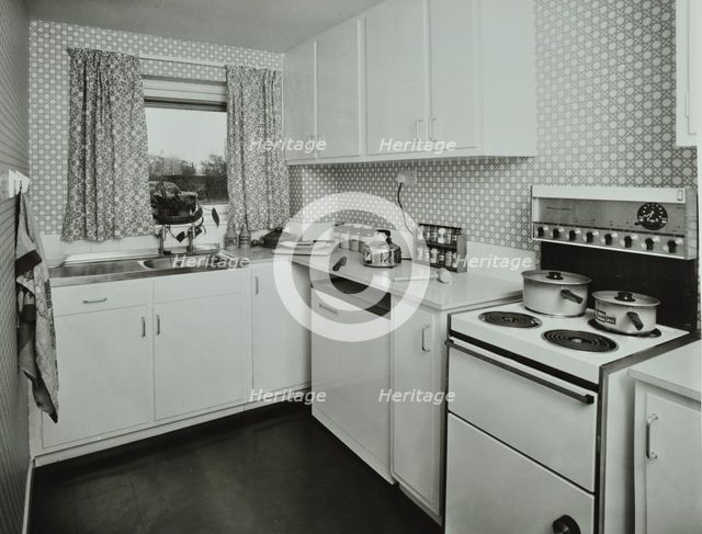 45 Enfield Chase, Houghton Regis, Dunstable, Bedfordshire: kitchen, 1971. Creator: Unknown.