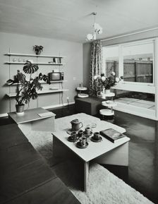 45 Enfield Chase, Houghton Regis, Dunstable, Bedfordshire: living room, 1971. Creator: Unknown