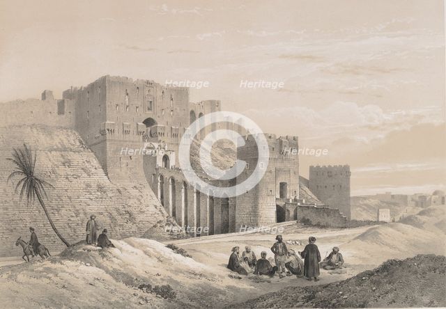 48. Château d’Alep, 1843. Creator: Joseph Philibert Girault De Prangey.
