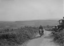 499 cc Rudge of R Holden competing in the MCC Torquay Rally, 1938. Artist: Bill Brunell