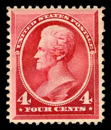 4c Andrew Jackson single, 1888. Creator: American Bank Note Company