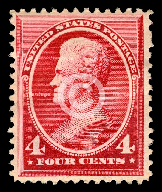 4c Andrew Jackson single, 1888. Creator: American Bank Note Company.