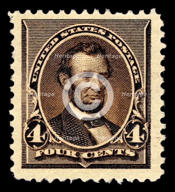 4c Abraham Lincoln single, 1890. Creator: American Bank Note Company.