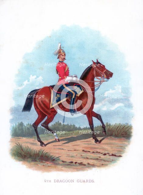 '4th Dragoon Guards', 1888. Artist: Unknown