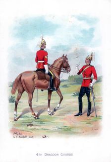 4th Dragoon Guards 1915.Artist: LE Buckell